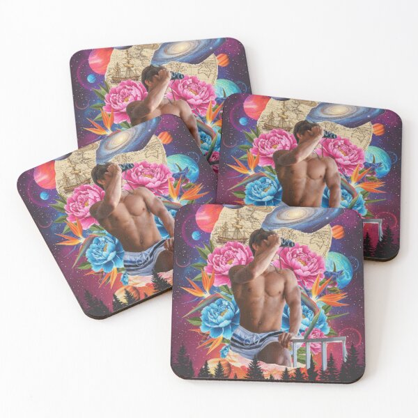 Item preview, Cosmic Gaze - Homoerotic Surreal Art Collage designed and sold by Atlas Kai.