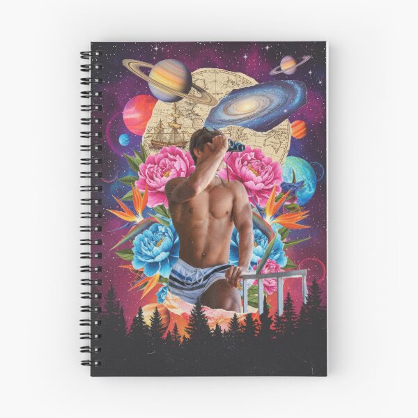 Item preview, Cosmic Gaze - Homoerotic Surreal Art Collage designed and sold by Atlas Kai.