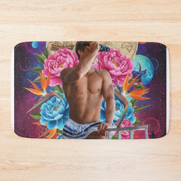 Item preview, Cosmic Gaze - Homoerotic Surreal Art Collage designed and sold by Atlas Kai.