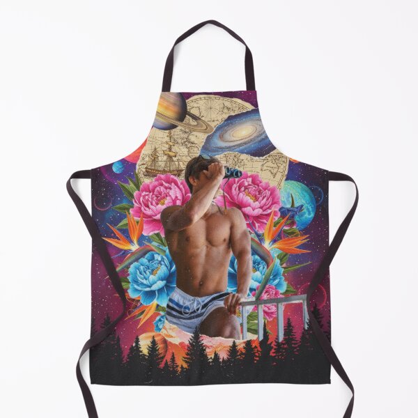 Item preview, Cosmic Gaze - Homoerotic Surreal Art Collage designed and sold by Atlas Kai.