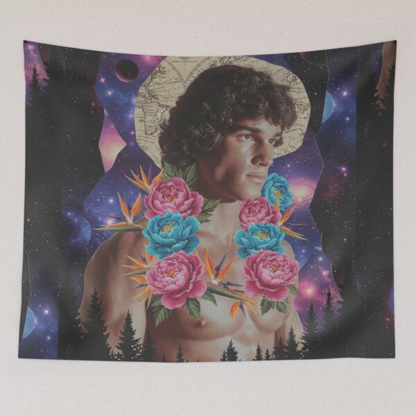 Item preview, Celestial Saint - Gay Icon Art Collage designed and sold by Atlas Kai.