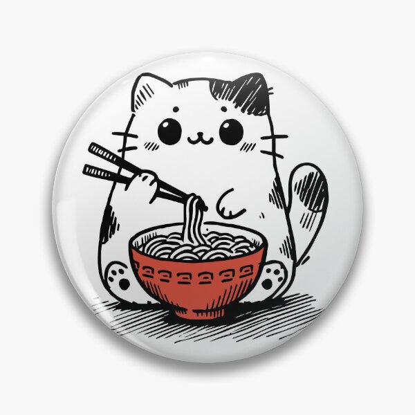 Item preview, Ramen Cat Kawaii Anime Japanese Kawaii Neko designed and sold by Faissal Thomass.
