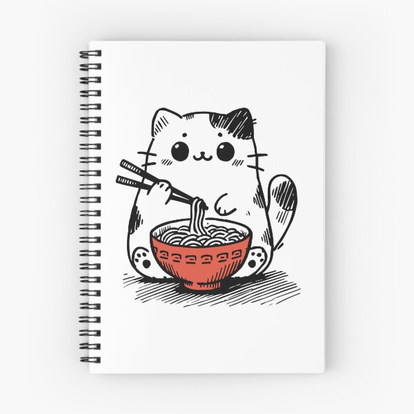 Item preview, Ramen Cat Kawaii Anime Japanese Kawaii Neko designed and sold by Faissal Thomass.