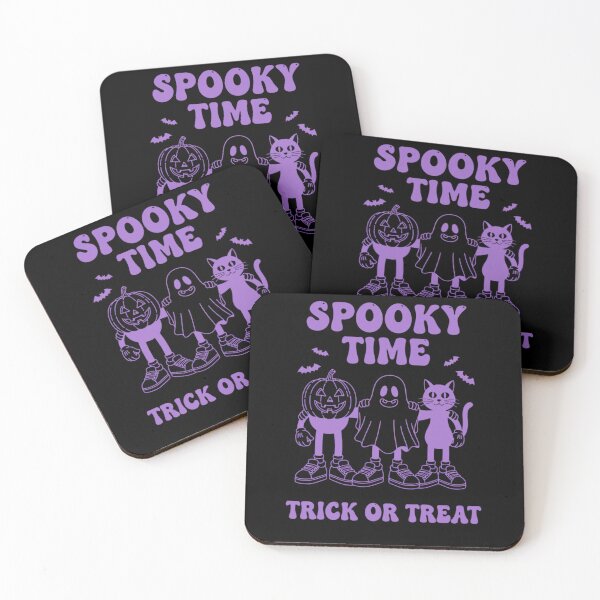 Item preview, Spooky Time Trick or Treat Halloween Pumpkin, Ghost and Cat! designed and sold by davidjulie.