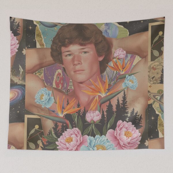 Item preview, Cosmic Cruising - Vintage Homoerotic Art Collage designed and sold by Atlas Kai.