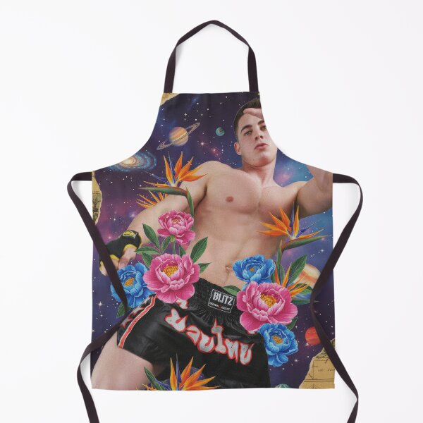 Item preview, The Victor - Gay Fighter Art Surreal Collage designed and sold by Atlas Kai.