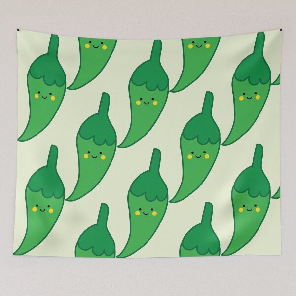 Item preview, Cute green chilli designed and sold by fluffyfamcraft.
