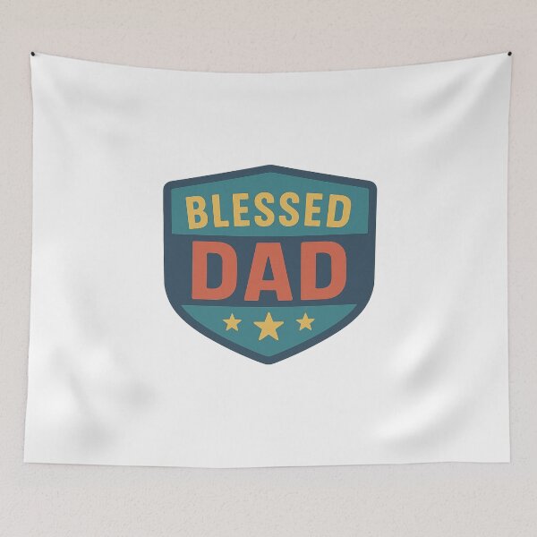 Item preview, Blessed Dad — Faith-Inspired Christian Father Design for T-Shirts, Mugs & Gifts designed and sold by SoulThread Studio.