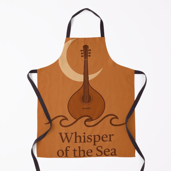 Item preview, Whisper of the Sea – Minimalist Guitar and Moon Art, Ocean Melody Design designed and sold by GREEN6437.