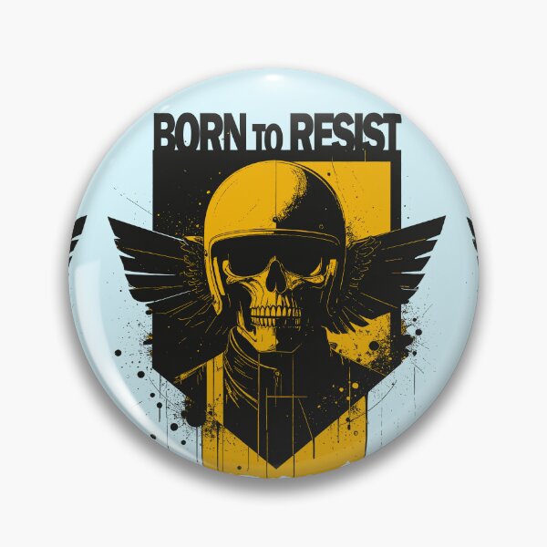 Item preview, Born to Resist – Urban Rebellion Skull rider designed and sold by ironpalette.