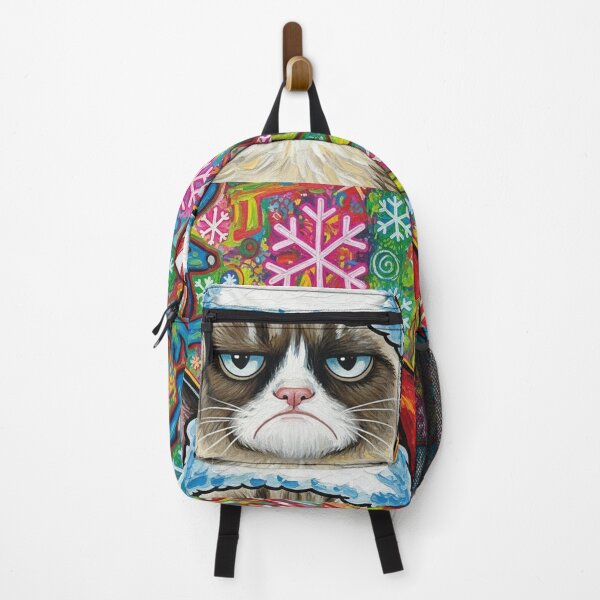Item preview, Grumpy Claus – Funny Cat Ugly Christmas Sweater Art designed and sold by Art's Diner.
