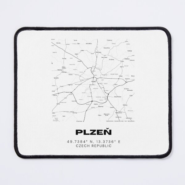 Item preview, Plzeň (Pilsen) Minimalist City Map | Czech Republic Beer Capital Poster designed and sold by RM-Journey.