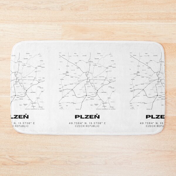 Item preview, Plzeň (Pilsen) Minimalist City Map | Czech Republic Beer Capital Poster designed and sold by RM-Journey.