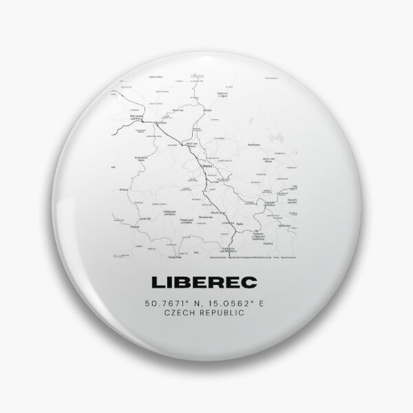 Item preview, Liberec Minimalist Map Print | Modern Czech Republic Wall Art designed and sold by RM-Journey.