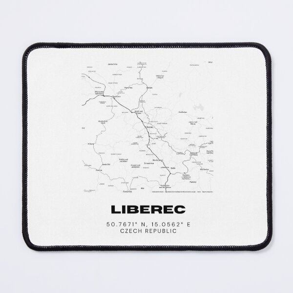 Item preview, Liberec Minimalist Map Print | Modern Czech Republic Wall Art designed and sold by RM-Journey.