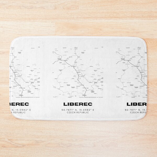 Item preview, Liberec Minimalist Map Print | Modern Czech Republic Wall Art designed and sold by RM-Journey.