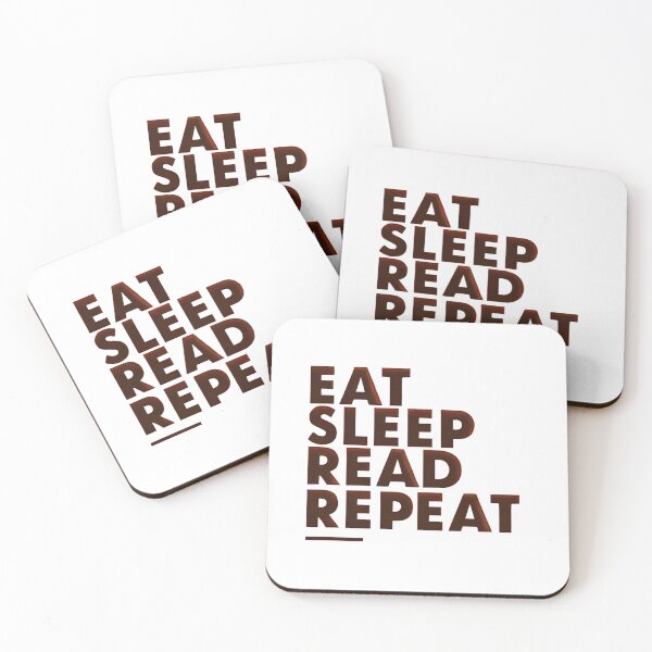 Item preview, Eat Sleep Read Repeat designed and sold by TheEmptyBottleStudio.