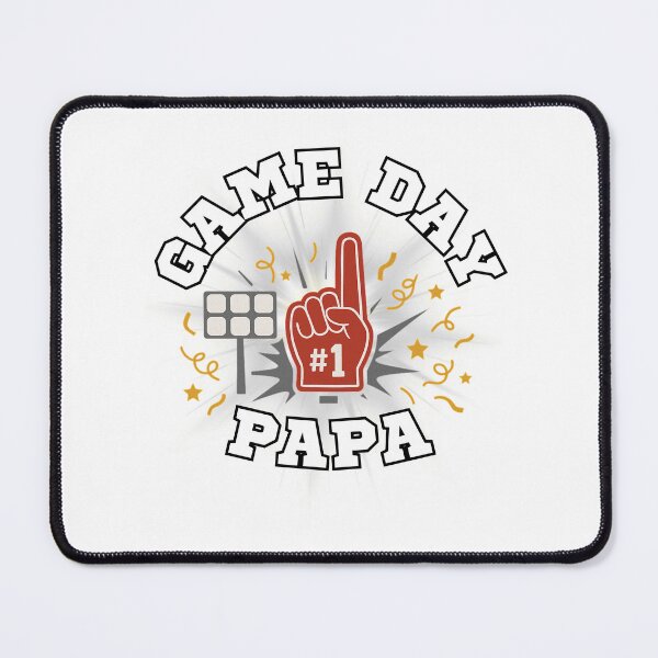 Item preview, Game Day Papa – #1 Fan Sports Dad or Grandpa Design designed and sold by Humble Threadworks.