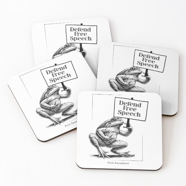 Item preview, Frogs Speaking Out, Free Speech  designed and sold by The Frog Pond.