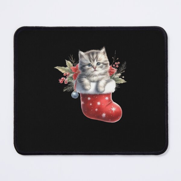Item preview, Cute Christmas Cat In Santa Stocking designed and sold by facegm.