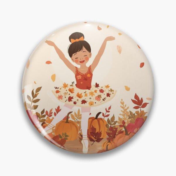 Item preview, Autumn Ballerina – Thanksgiving Dance of Joy designed and sold by Zoom & Groove.