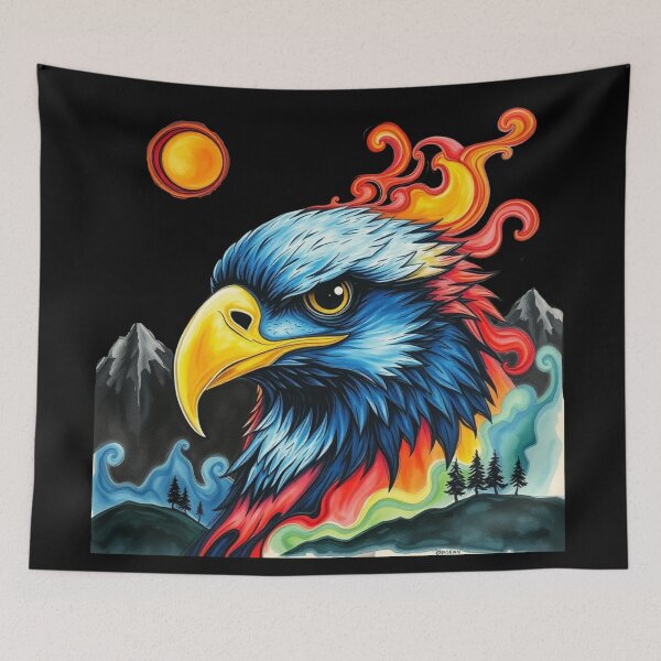 Item preview, Eagle Spirit Mountain  designed and sold by dreamkaistudios.