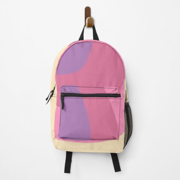 Item preview, Abstract wavy pastel pink purple beige pattern designed and sold by PATTERN4PATTERN.