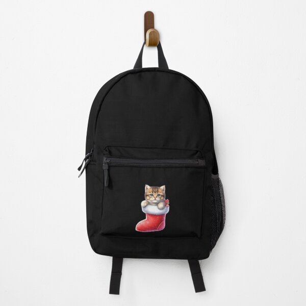Item preview, Cute Christmas Cat In Santa Stocking  designed and sold by facegm.