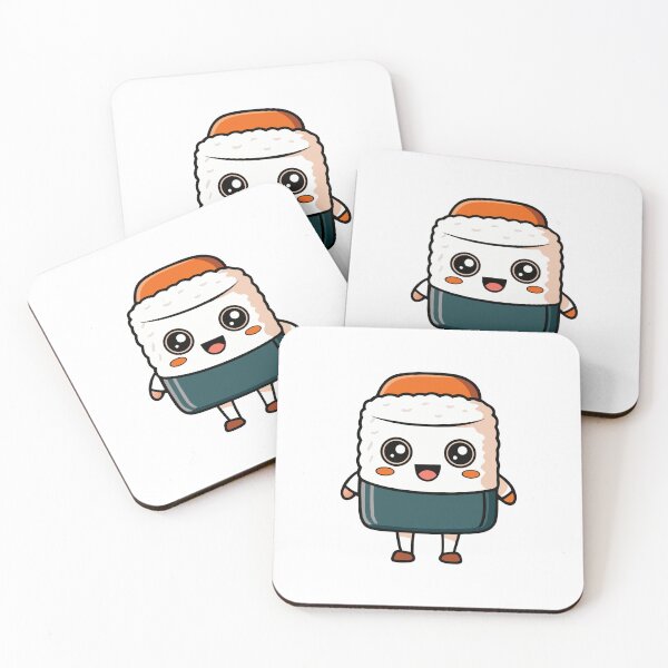 Item preview, Cute sushi with lovely smile and body shape with hands and foot designed and sold by Kootoo.