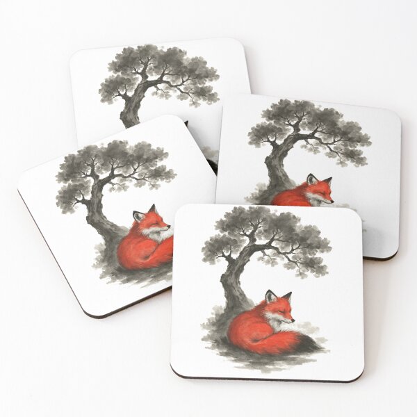 Item preview, Sumi-e Style Fox designed and sold by Boski30.