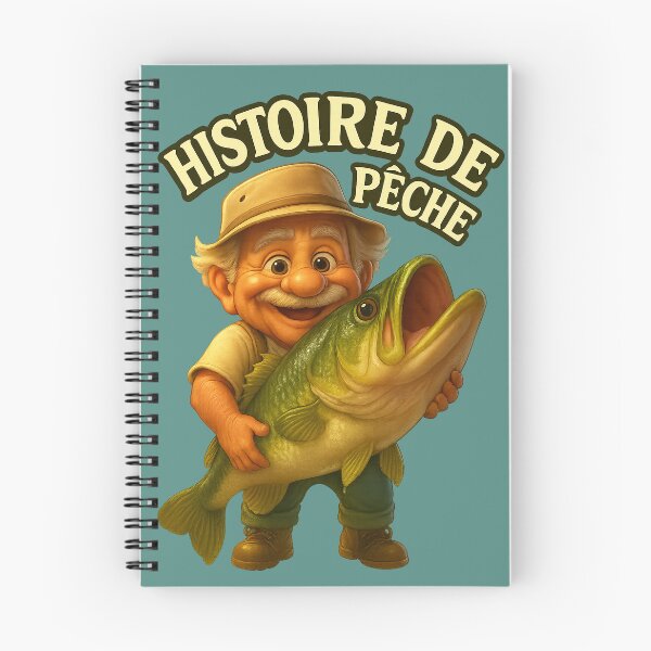 Item preview, Fishing Story – The Grandpa Fisherman’s Big Fish designed and sold by Isabelle Langlois.