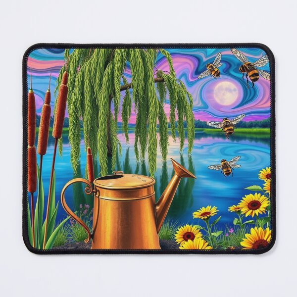 Item preview, Copper Canister Sunflower Bees designed and sold by dreamkaistudios.