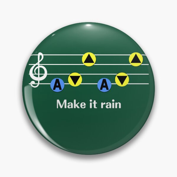 Item preview, Make It Rain Ocarina Song designed and sold by oconghd.