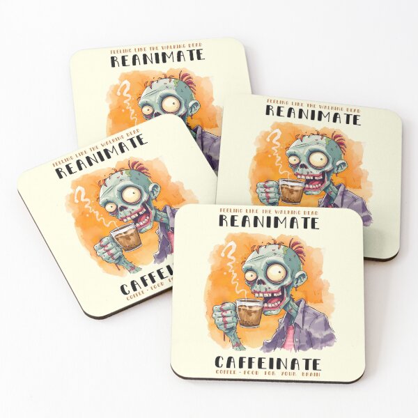 Item preview, Coffee Zombie Reanimate Caffeinate designed and sold by theflandonian.