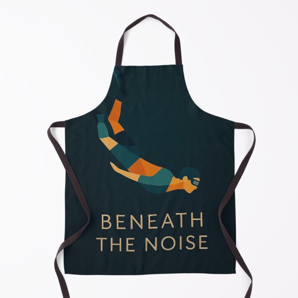 Item preview, Beneath the Noise – Minimalist Diver Art, Deep Focus Ocean Design designed and sold by GREEN6437.