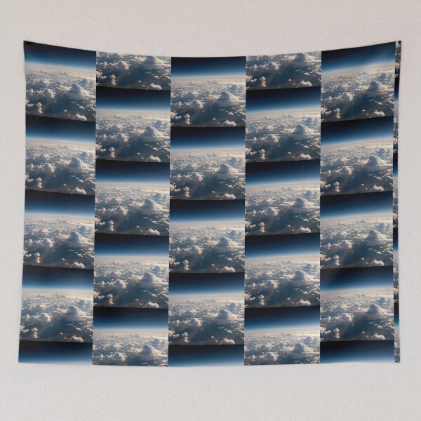 Item preview, Above the Clouds: Serene Earth Vista designed and sold by zzz888.