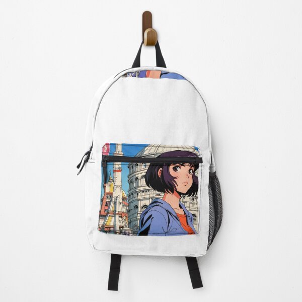 Item preview, Retro Anime Girl Cute Rome Italy Travel 80s Design designed and sold by ANIMEX00.