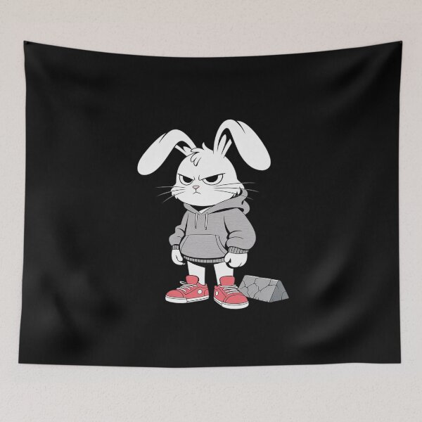 Item preview, Bunny Brats Angry Pouty Rabbit Funny Bratty Spoiled Person designed and sold by LeeEvans222.