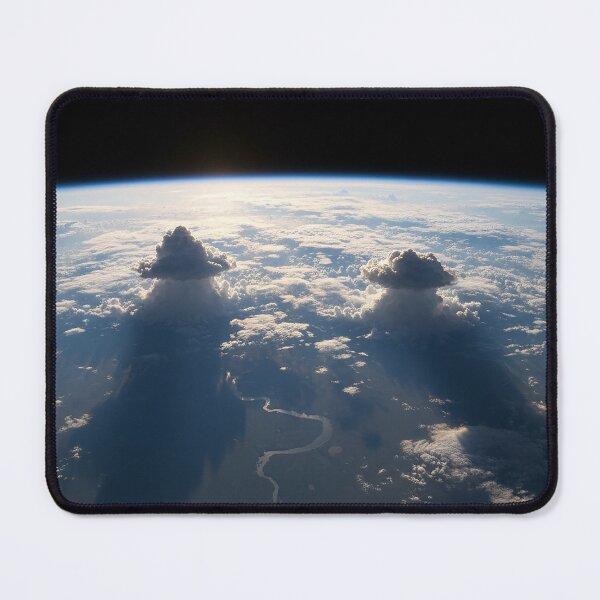 Item preview, Majestic Earth: Twin Cloud Pillars Above the Horizon designed and sold by zzz888.