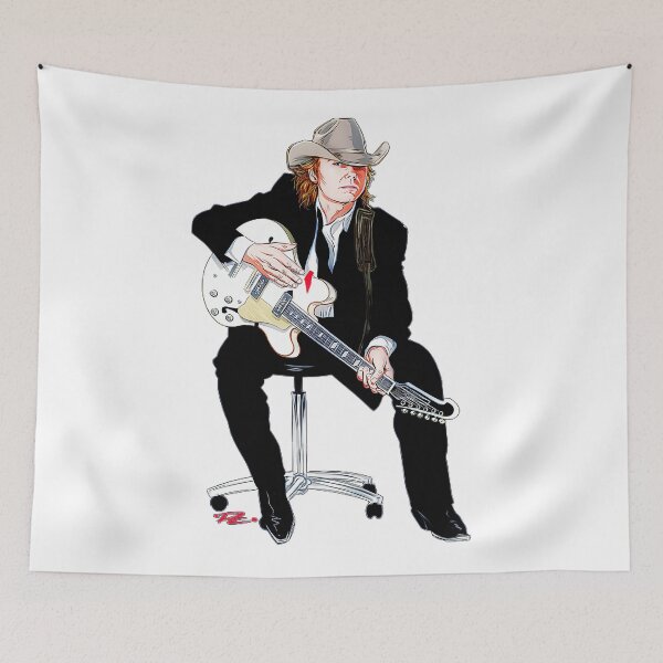 Item preview, Dwight Yoakam - An Illustration By Paul Cemmick designed and sold by Liliannallegos.