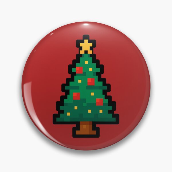 Item preview, Pixel Christmas Tree Retro 8 Bit Holiday designed and sold by StickaTime.