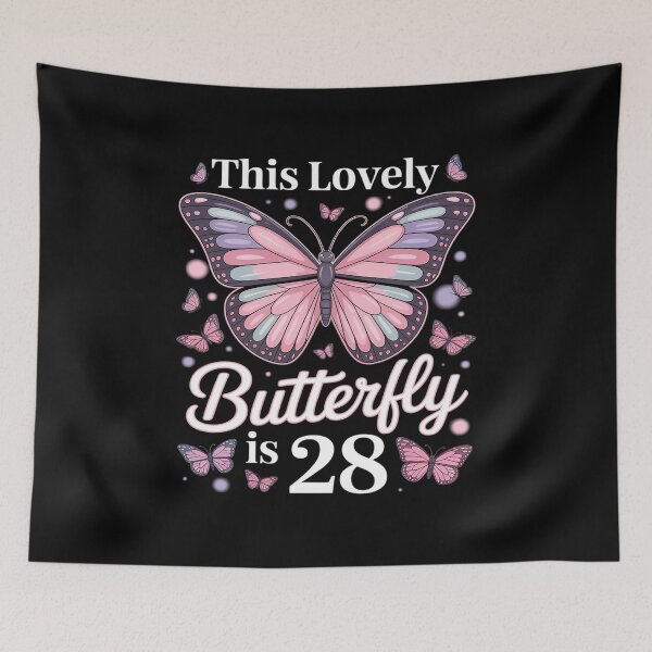 Item preview, Butterfly 28th Birthday Party Nature Garden Insect Bug Lover designed and sold by LeeEvans222.