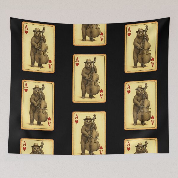 Item preview, Funky Bear musician designed and sold by Sarcastic designs.