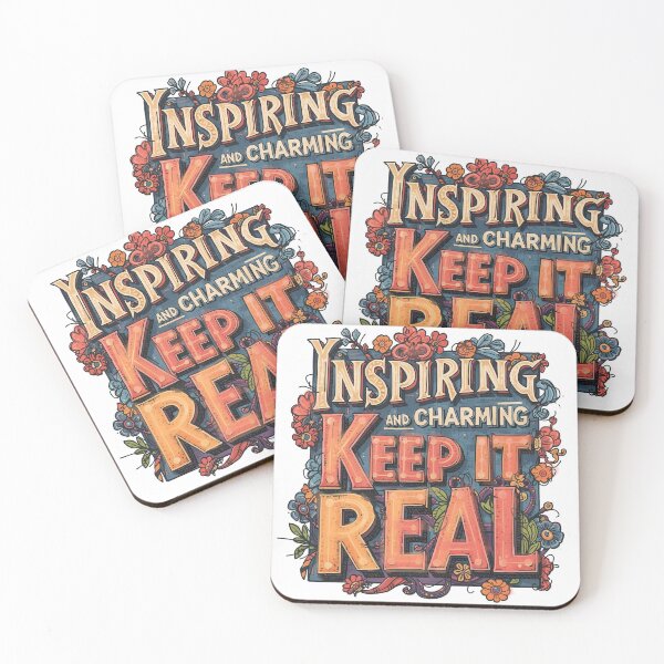 Item preview, Inspiring and Charming Keep it Real designed and sold by SpaceOfCreation.