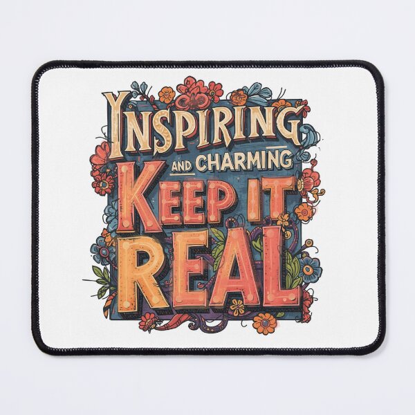 Item preview, Inspiring and Charming Keep it Real designed and sold by SpaceOfCreation.