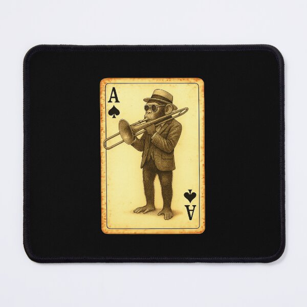 Item preview, Monkey Trombonist Vintage designed and sold by Sarcastic designs.