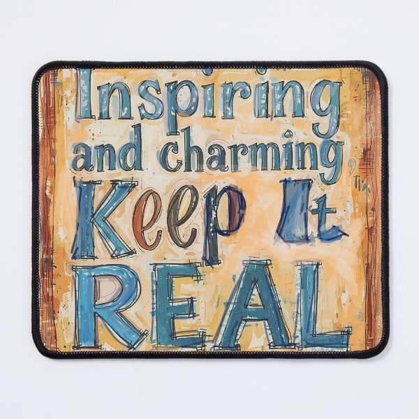 Item preview, Inspiring and Charming Keep it Real designed and sold by SpaceOfCreation.
