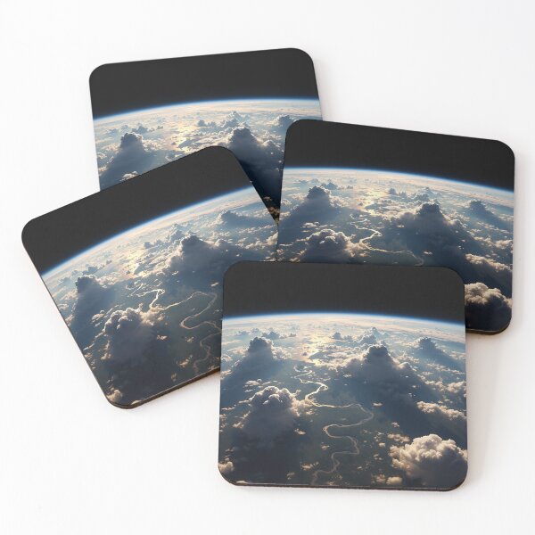Item preview, Earth's Majesty: Winding River Below Cloudscape designed and sold by zzz888.
