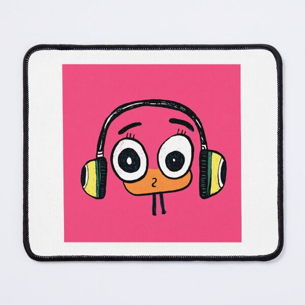 Item preview, Headphones in Pink Background - Headphones Series - Object Party Collection designed and sold by TheRedBoxTees.