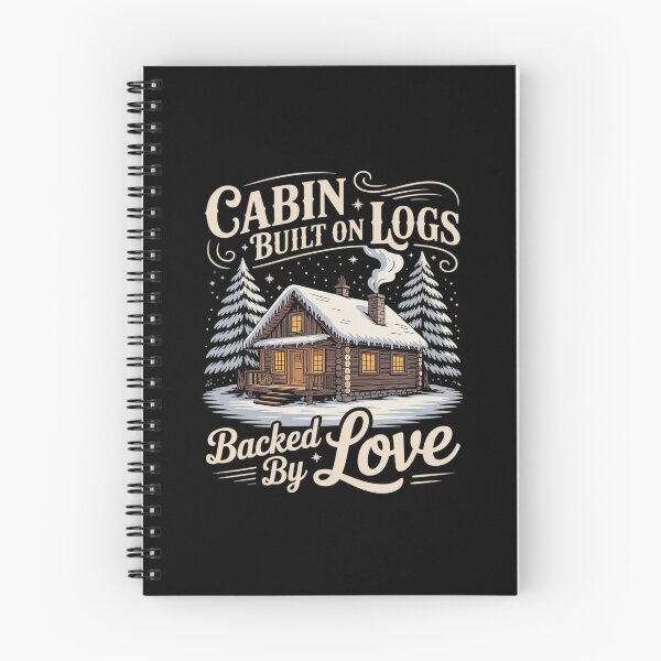 Item preview, Cabin Built on logs backed by love Cabin Vacation designed and sold by LeeEvans222.